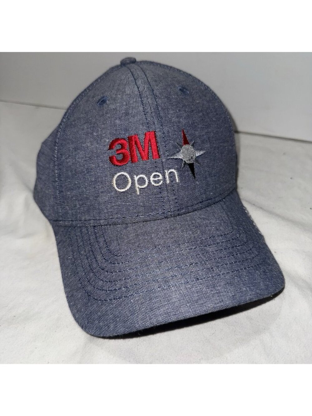 UNRL 3M Open Athletic Fit Hat Gray Logo